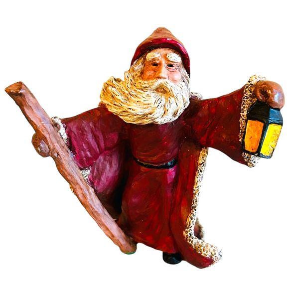 Vintage Bert Anderson Santa of Hope II 2 Figurine Statue 1996 4 1/2 inches - Picture 1 of 11